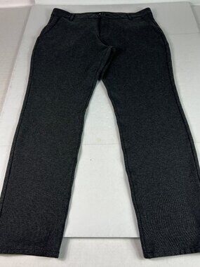 Paige Pants Men's 34x29* Strafford Straight Iced Black Stretch Trousers Tag 33